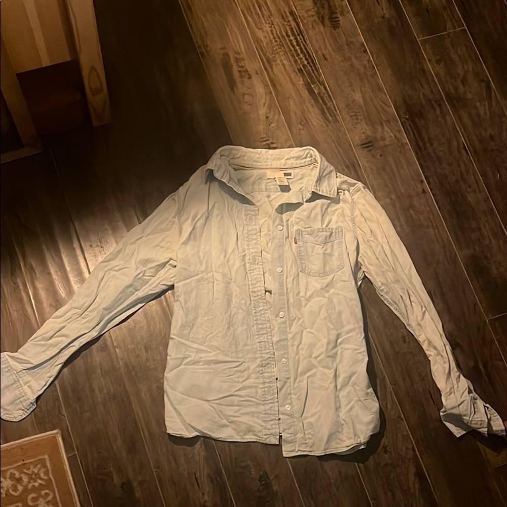 Levi's faded Blue Long Sleeve Tee